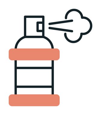 Boya spreyi simgesi, vektör illüstrasyonu 