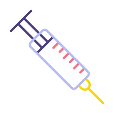 Şırınga ikonu vektör çizimi