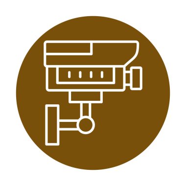 ccTV kamerasının vektör illüstrasyonu 