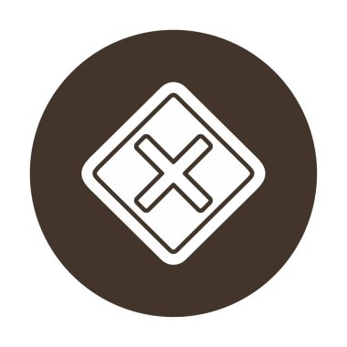 Tahriş simgesi için vektör illüstrasyonu  