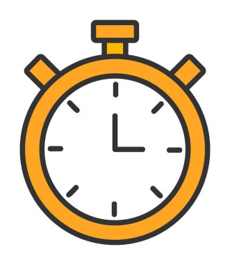 Kronometre basit vektör simgesi