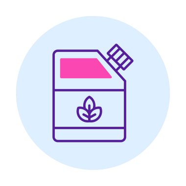 Modern Eko Yakıt simgesinin vektör çizimi                     