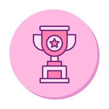 kupa simgesi, vektör çizimi