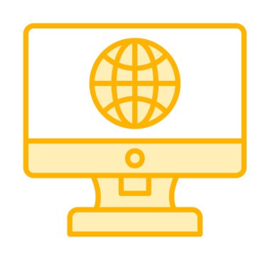 Internet bağlantısı simgesini vektör çizim