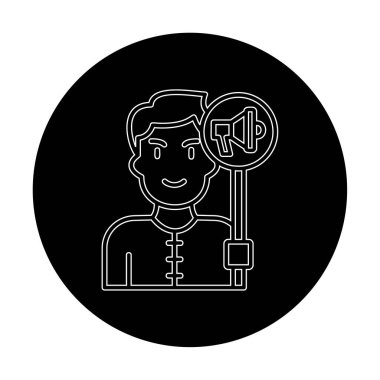 Propaganda konsepti vektör illüstrasyonu