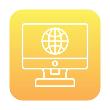 Internet bağlantısı simgesini vektör çizim