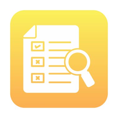 Büyütücü cam çizgi simgesi, arama konsepti