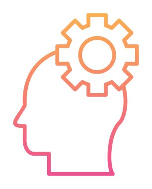 Yaratıcı süreç simgesi, vektör illüstrasyonu                       