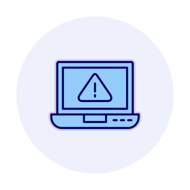 uyarı simgesi olan dizüstü bilgisayar 