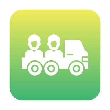 Kamyonet simge vektör çizim