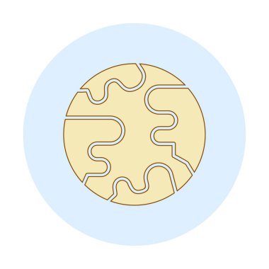 earth icon, vector illustration simple design