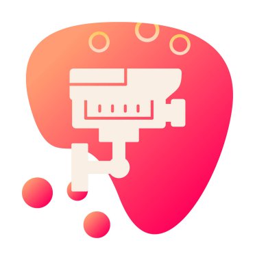 ccTV kamerasının vektör illüstrasyonu 