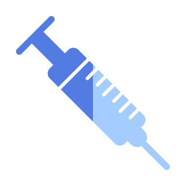 Şırınga web simgesi, vektör çizim 