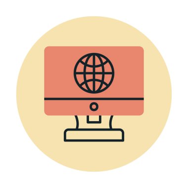 Internet bağlantısı simgesini vektör çizim