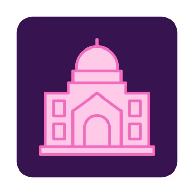 Cami bina simgesini, vektör çizim  