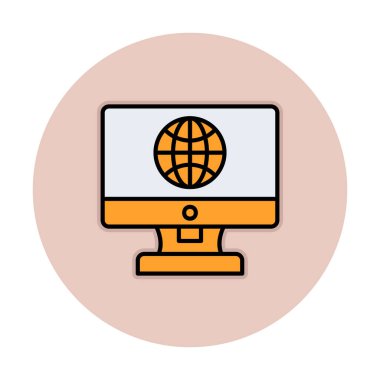 Internet bağlantısı simgesini vektör çizim