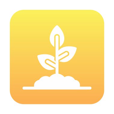 filizlenme simgesi, vektör illüstrasyonu  