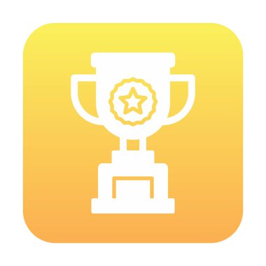 kupa simgesi, vektör çizimi