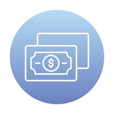 para düz simgesi, vektör illüstrasyonu