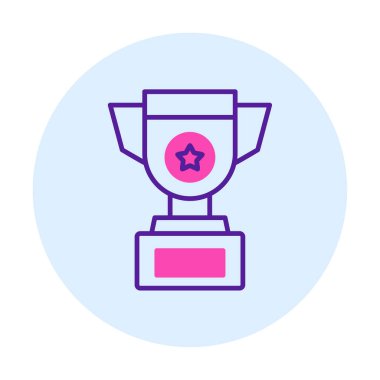 kupa simgesi, vektör çizimi