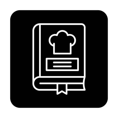 Tarif Defteri Simgesi - Tek Simge, Vektör