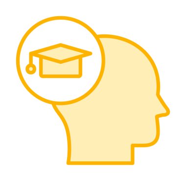 Simge, vektör illüstrasyon tasarımı öğreniliyor                  