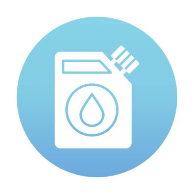  Yakıt Çubuğu simgesi, vektör illüstrasyonu   