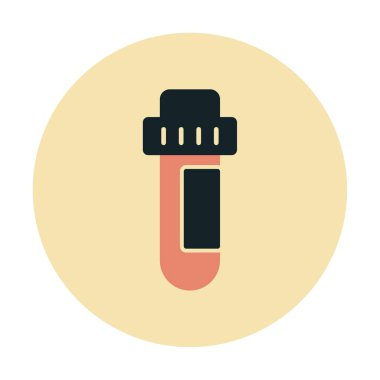 Test Tube modern icon vector illustration
