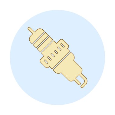 Buji simgesinin vektör illüstrasyonu