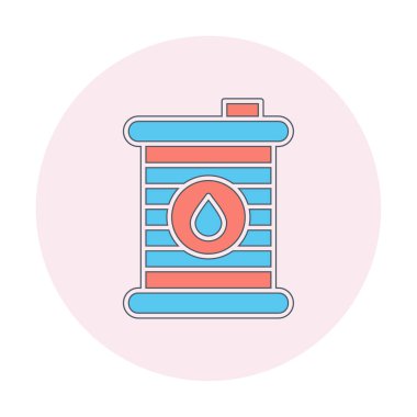 Fıçı ikonu. Vektör İllüstrasyonu