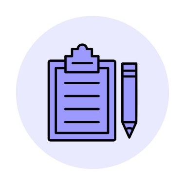 Pano simgesi, vektör illüstrasyonu basit tasarım