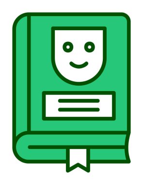 Çizgi Roman simgesi, vektör illüstrasyonu  