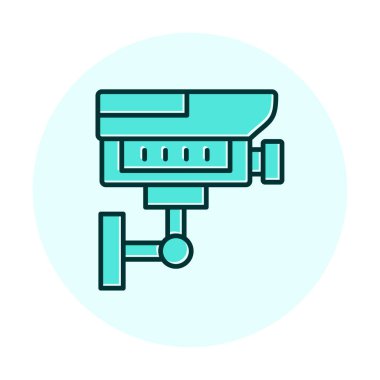 ccTV kamerasının vektör illüstrasyonu 