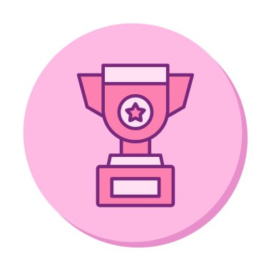 kupa simgesi, vektör çizimi