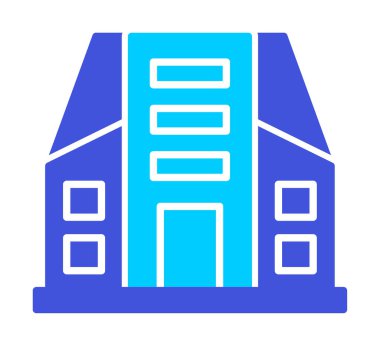 Şehir İnşa Ağı simgesi, vektör illüstrasyonu