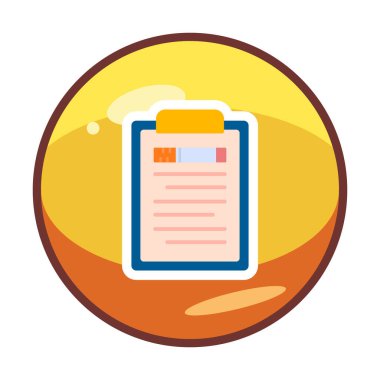  düz pano simgesi vektör çizimi 