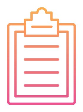  düz pano simgesi vektör çizimi 