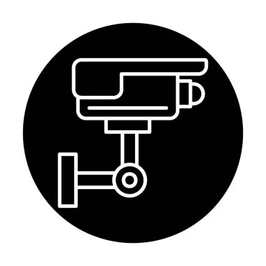 ccTV kamerasının vektör illüstrasyonu 