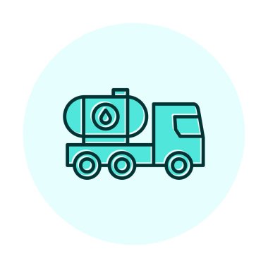 Oil Tank icon vector illustration