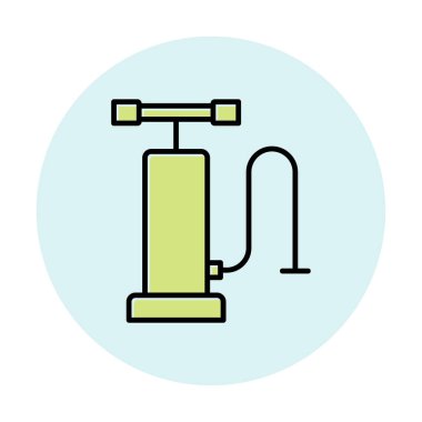 Hava Pompası ağ ikonu vektör illüstrasyonu