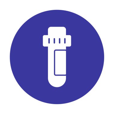 test tüpü modern simge vektör çizimi