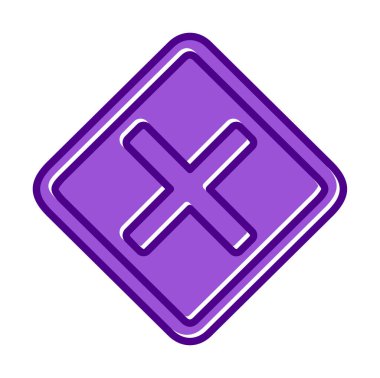 Tahriş simgesi için vektör illüstrasyonu  