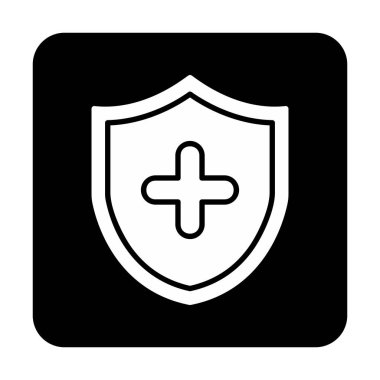 çapraz simgeli kalkan, vektör illüstrasyonu 