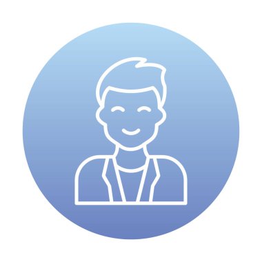 Doktor simgesinin vektör çizimi