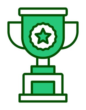 kupa simgesi, vektör çizimi