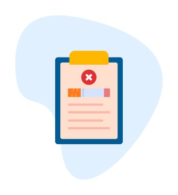 Liste web simgesi, vektör çizim