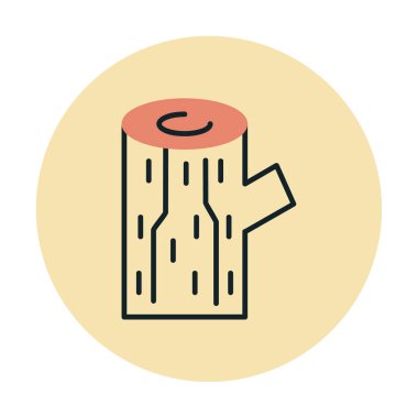 tahta günlük simgesi, vektör illüstrasyonu 