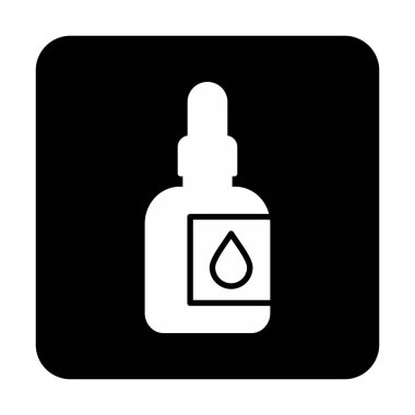 Ağız Aşısı Web simgesi, vektör illüstrasyonu