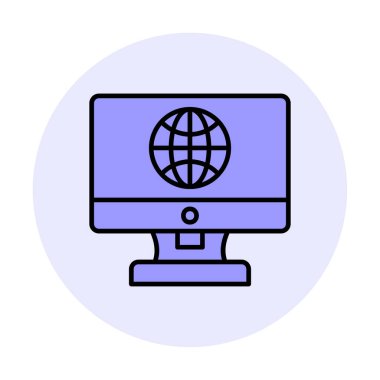 Internet bağlantısı simgesini vektör çizim