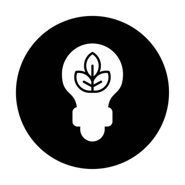 Ampul simgesi. vektör illüstrasyonu 